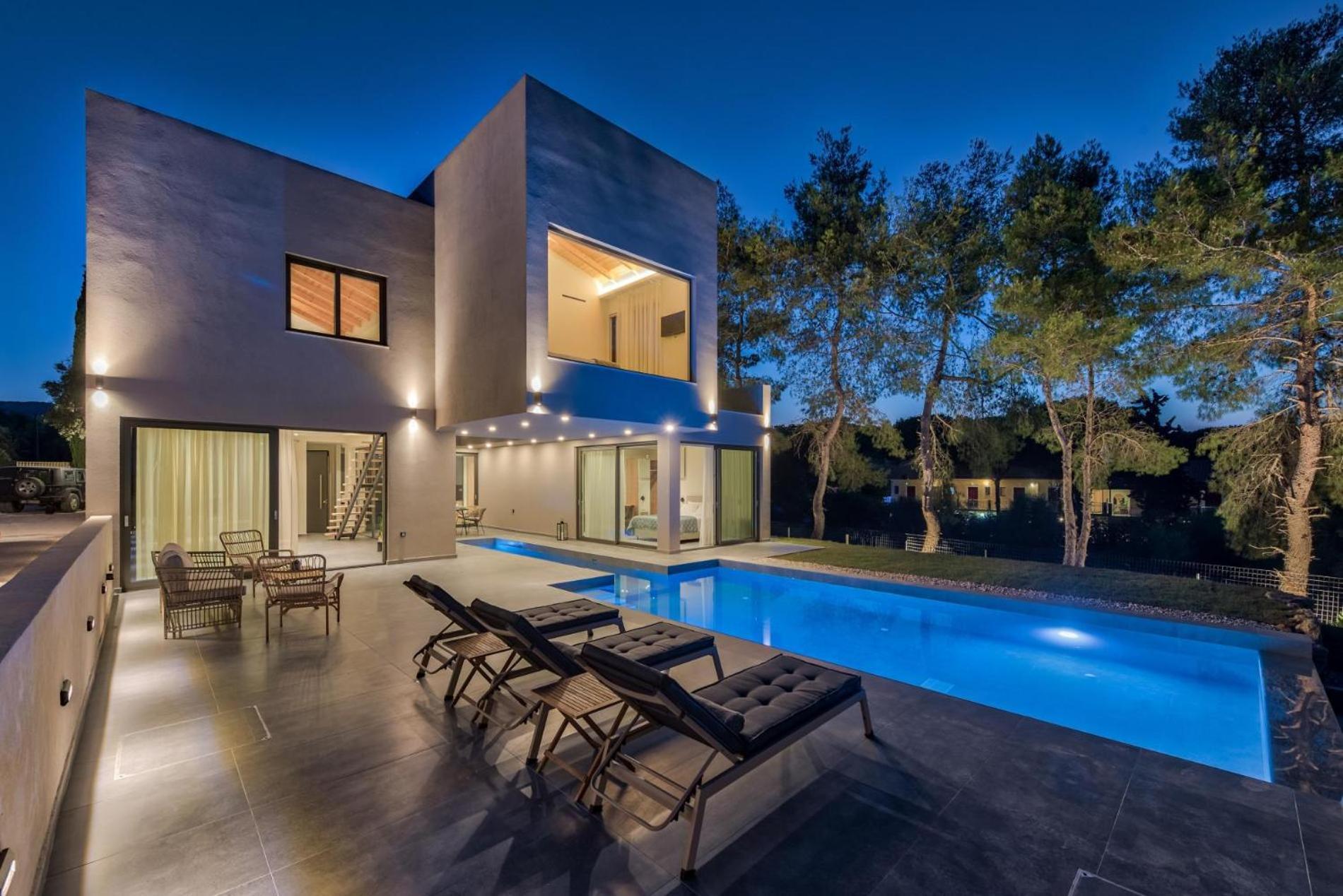 Luxury Villa Mon I Vassilikos Василикос Экстерьер фото