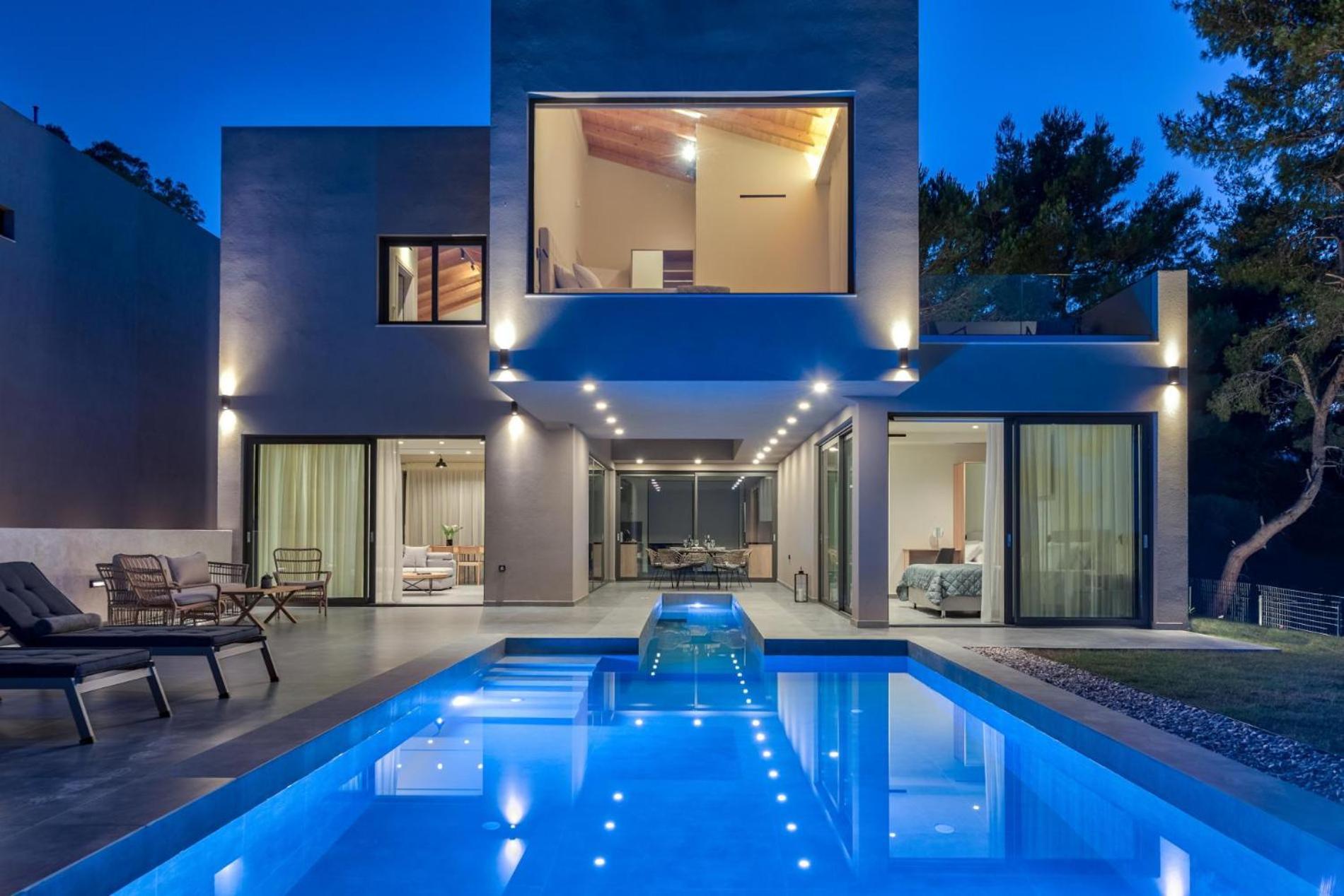 Luxury Villa Mon I Vassilikos Василикос Экстерьер фото